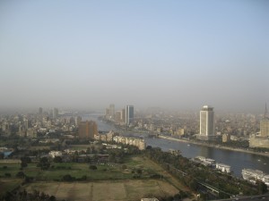 Looking out on the Nile