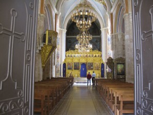 View of inside of St. George Orthodox (couldn't use camera inside)